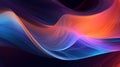 Abstract visualizer with swirling colors and pulsating shapes