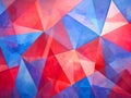 abstract and visually striking polygonal background with a burst of vibrant colors.