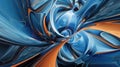 Abstract vivid color wave effect express and emphasize energetic wavy. AIG53.