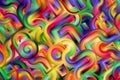 Abstract vivid colors pattern background Royalty Free Stock Photo