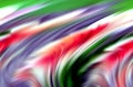 Abstract red green purple blue colors, shades and lines background. Lines in motion Royalty Free Stock Photo