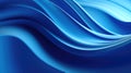 Abstract Volumetric Blue Background, abstract illustration.