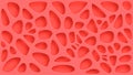 Abstract voronoi blocks cell pattern. 3D geometric vector background design