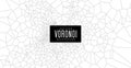 Abstract voronoi lines mesh pattern background