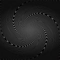 Abstract vortex circular movement illusion