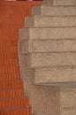 Abstract w/ Brick and Concrete Steps in Portland, Oregon