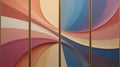 Abstract Wall Art: Vibrant Compositions Inspired By Bowers And Calatrava