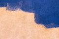 Abstract wall background. Old wall painted in blue color Royalty Free Stock Photo