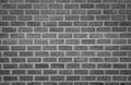 Abstract Wall black brick wall texture background pattern, brick surface backgrounds. Vintage Brickwork or stonework flooring Royalty Free Stock Photo