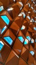 Abstract wall decor tiles skylight