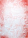 Abstract wall painting in red and white Royalty Free Stock Photo