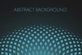 Abstract wallpaper with pattern bottom bow pattern effect on dark gradient background. Modern design wallpaper. EPS10