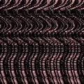 Abstract dark wallpaper vector seamless pattern vertical waves from small dots squares of pink color on a black background Royalty Free Stock Photo