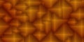 Abstract warm orange rusty yellow pyramid and square optical Illusion teaser