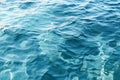 Abstract water background. Blue water with ripples on the surface, sea wave texture, view from above. Clear ocean surface.