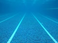 Abstract water blurred images and textures and styles of swimming pools that compete in the 2020 Olympics at Tokyo,Japan. Royalty Free Stock Photo