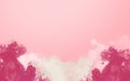 Abstract Water Color,Pink paint. Royalty Free Stock Photo