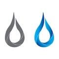 Abstract water drop icon