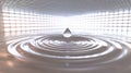 Water Drop Ripples in Contemporary Interior Good Resolution Stock Photo Royalty Free Stock Photo
