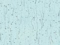 Abstract water drops flowing on fresh pastel blue background. Reflection wet nature ocean blue Royalty Free Stock Photo