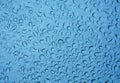 Abstract Water drops or Rain drops on a glass Royalty Free Stock Photo