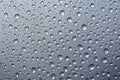 Abstract water drops on a silver background Royalty Free Stock Photo