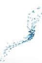 Abstract water splash and bubble liquid Royalty Free Stock Photo