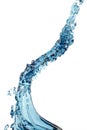 Abstract water splash and bubble liquid Royalty Free Stock Photo