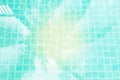 Abstract water texture background, coconut tree shadow on swimming pool water Royalty Free Stock Photo