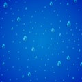 Abstract Water transparent drops backgrounds.vector Royalty Free Stock Photo