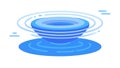 Abstract Water Vortex, Dynamic Liquid Movement Icon vector design Generative AI Royalty Free Stock Photo