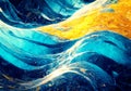 abstract water wave background
