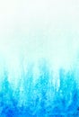 Abstract watercolor aqua blue background