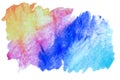 Abstract watercolor art hand paint on white background. Watercolor background Royalty Free Stock Photo