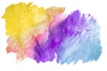 Abstract watercolor art hand paint on white background. Watercolor background Royalty Free Stock Photo