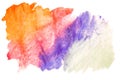 Abstract watercolor art hand paint on white background. Watercolor background Royalty Free Stock Photo