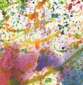 Abstract watercolor background with blots.