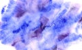 Abstract watercolor background in blue colors.