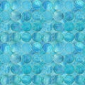 Abstract watercolor background with blue turquoise color circles