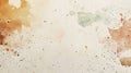 Abstract Watercolor Background with Brown, Green, and Black Splatters