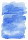 Abstract watercolor background. Classic blue color for your trandy design for business card, greeting card, banner