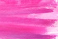 Abstract watercolor background. Girly pink craiola background. Deep shades of magenta and fuchsia. Straight lines rough strokes.