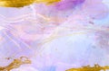 Abstract watercolor background with golden elements