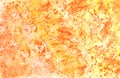 Abstract watercolor background in orange colors Royalty Free Stock Photo