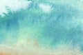 Abstract Watercolor background, original hand drawn waldorf gradient wet painting. Colorful template with place for text, copy spa