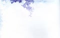 Abstract watercolor background. Paper texture with uneven spots of spilled blue and purple paint. Hand drawn watercolor Royalty Free Stock Photo