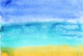 abstract watercolor background seaside