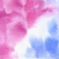 Abstract Watercolor Background. Serenity and Rose Quartz.