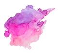 Abstract watercolor background texture of pink and purple Royalty Free Stock Photo