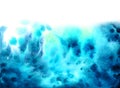 Abstract watercolor background turquoise of different shades of saturation. the texture of the watercolors is blue with soft Royalty Free Stock Photo